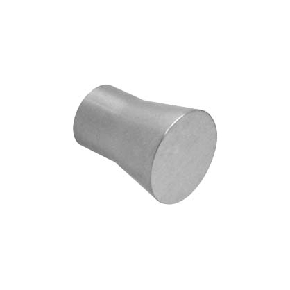 Bouton cylindrique agrandi en inox