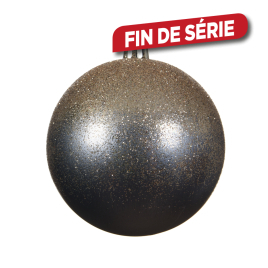 Boule de Noël en plastique pailletée Dégradé Ø 8 cm DECORIS