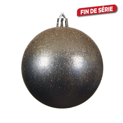 Boule de Noël en plastique pailletée Dégradé Ø 8 cm DECORIS