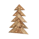 Sapin de Noël illuminé LED en bois DECORIS