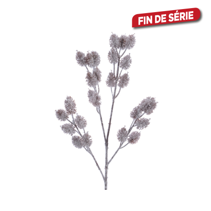 Branche pailletée en plastique DECORIS