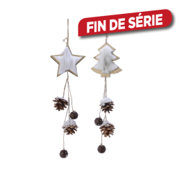 Suspension avec pommes de pin 38 cm DECORIS