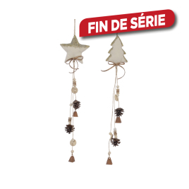 Suspension de Noël avec clochettes 18 cm DECORIS