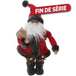 Statuette de Père Noël avec manteau