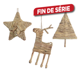 Suspension de Noël tissée DECORIS