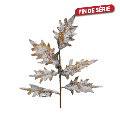 Branche enneigée 25 x 65 cm DECORIS