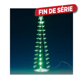 Figurine arbre de Noël lumineux vert LEMAX