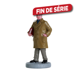 Figurine homme à la bibliothèque LEMAX