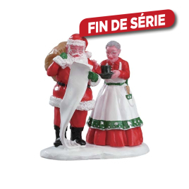 Figurine Père Noël et Mère Noël LEMAX