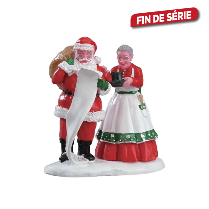 Figurine Père Noël et Mère Noël LEMAX