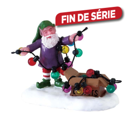 Figurine mettre les lampes de noël LEMAX