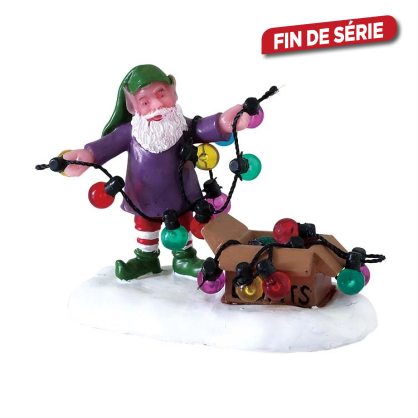 Figurine mettre les lampes de noël LEMAX