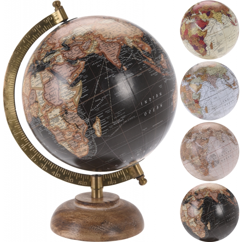 Globe Terrestre En Bois Mrbricolage