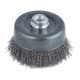 Brosse soucoupe avec fil d'acier WOLFCRAFT