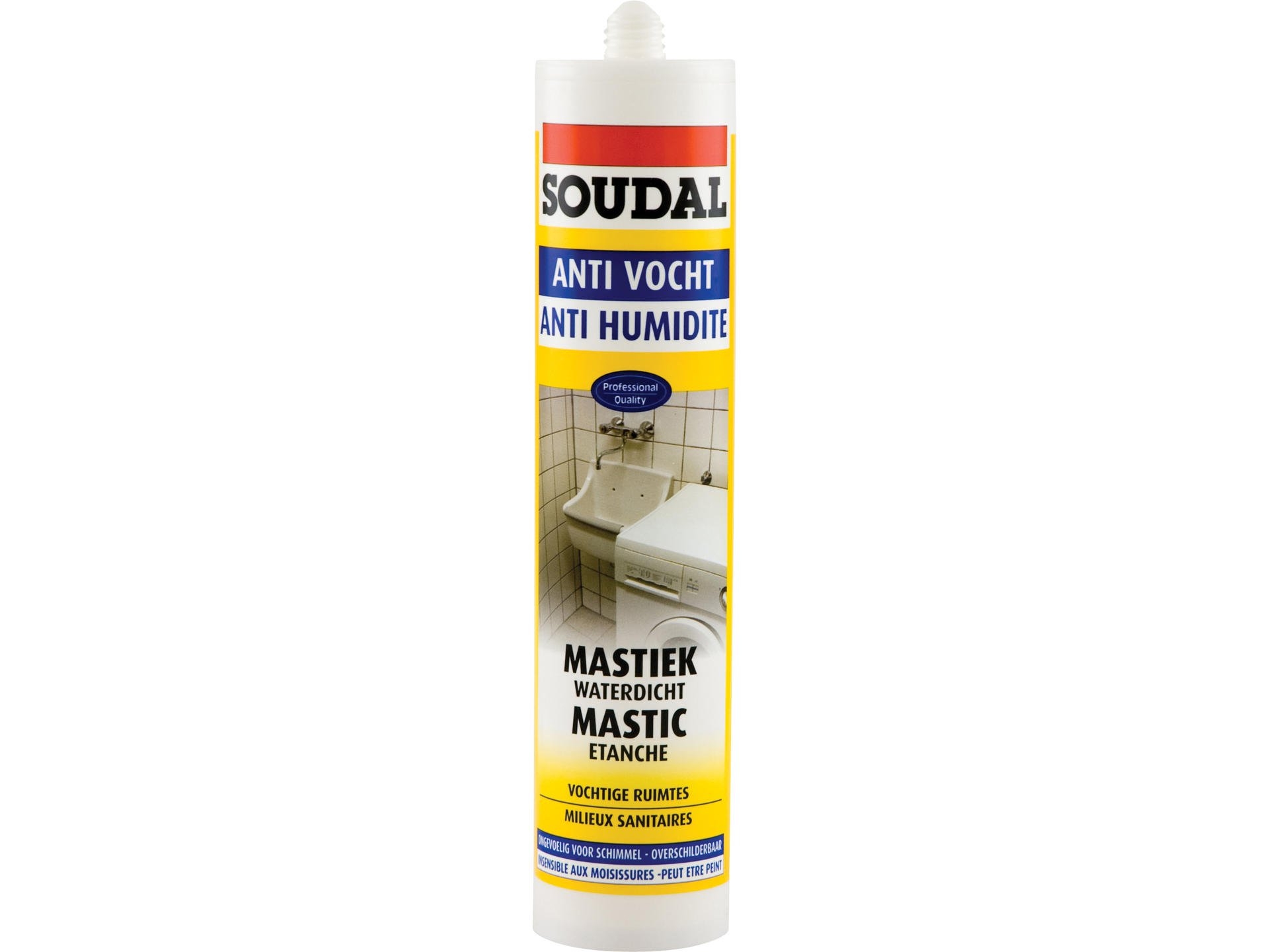 Mastic silicone Sanitaire Soudal Express 300ml