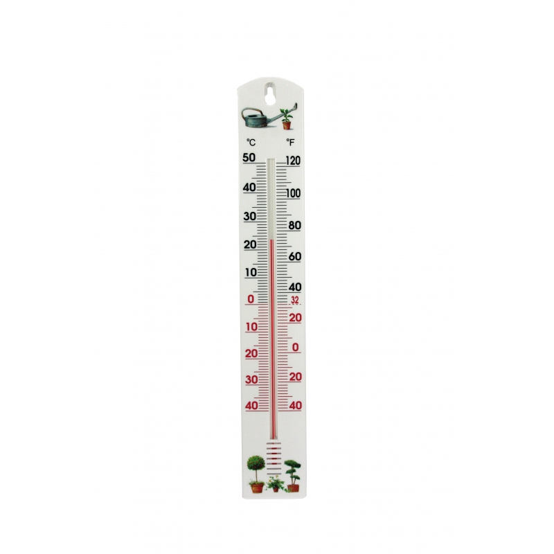 Thermomètre extérieur en plastique Arabesque 41 cm