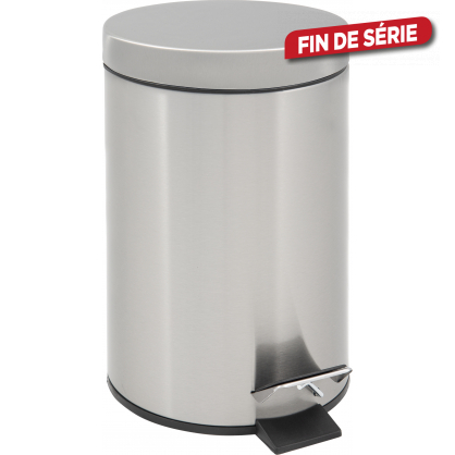 POUBELLE 3L METAL RONDE IN