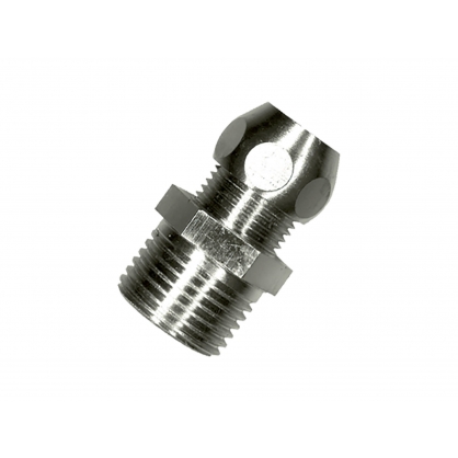 Raccord coude chromé M 3/8" x Ø 10 mm SANINSTAL