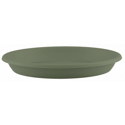 Soucoupe ronde verte grise Ø 42 cm