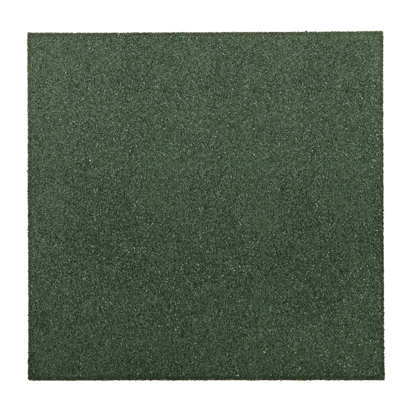 Dalle caoutchouc 50x50x5.5 cm, couleur verte 