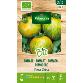 Semences de tomate Green Zebra Bio VILMORIN