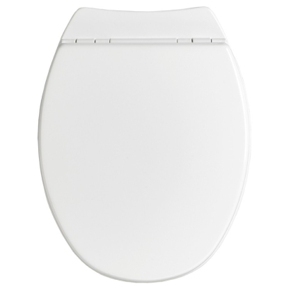 Abattant de toilette Serinity 2 en bois compressé blanc ALLIBERT