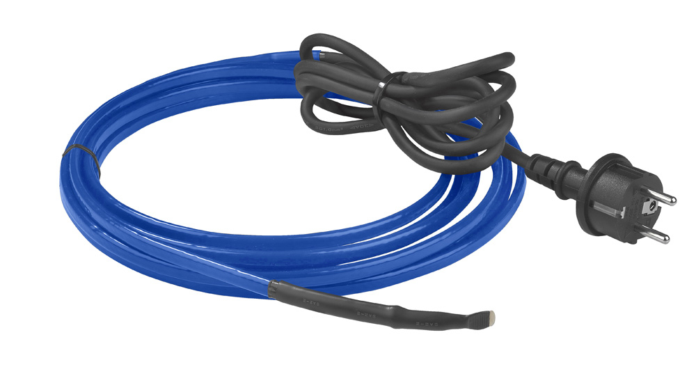 Câble chauffant antigel de 2 m + disjoncteur FI + ruban adhésif en  aluminium + 2 serre-câbles. : : Bricolage