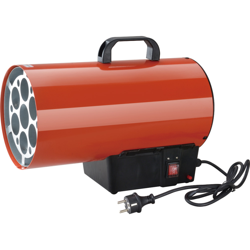 Canon à chaleur au gaz 30 kw manuel avec carrosserie rouge marque