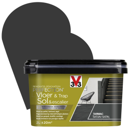 Peinture de rénovation pour sol et escalier Tarmac satin 2 L V33