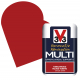 Peinture de rénovation multi-supports Rouge Tomate satin 75 ml V33