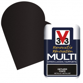 Peinture de rénovation multi-supports Fonte métallisé 75 ml V33