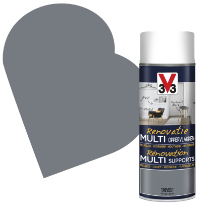 Peinture de rénovation multi-supports Gris Galet satin 0,4 L V33