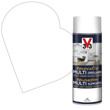 Peinture de rénovation multi-supports Blanc satin 0,4 L V33