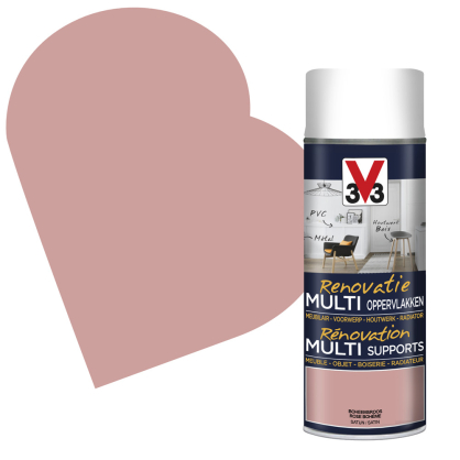 Peinture de rénovation multi-supports Rose Bohème satin 0,4 L V33