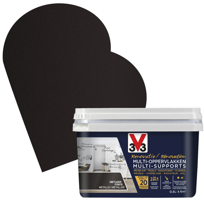 Peinture Multi-supports Intérieur - Peinture Rénovation V33 - Mur