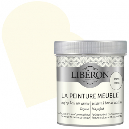 Peinture pour meubles à base de caséine Crème 0,5 L LIBERON