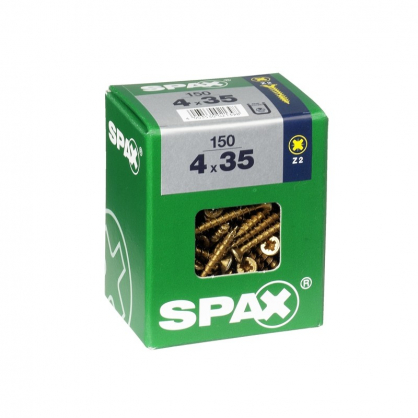 Vis TF Pozi jaune Ø 4 x 35 mm 150 pièces SPAX