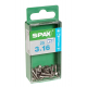 Vis TF Torx en inox Ø 3 x 16 mm 25 pièces SPAX