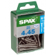 Vis TF Torx en inox Ø 4 x 45 mm 25 pièces SPAX