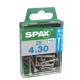 Vis TF Torx en inox Ø 4 x 30 mm 25 pièces SPAX