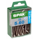 Vis TF Torx en inox Ø 5 x 60 mm 25 pièces SPAX