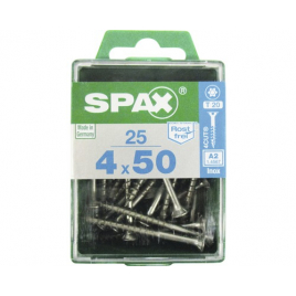 Vis TF Torx en inox Ø 4 x 50 mm 25 pièces SPAX