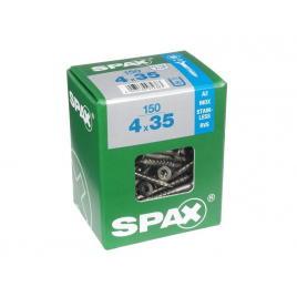 Vis TF Torx en inox Ø 4 x 35 mm 150 pièces SPAX