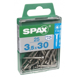 Vis TF Torx en inox Ø 3 x 12 mm 25 pièces SPAX