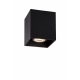 Spot Bodi carré noir dimmable GU10 50 W LUCIDE