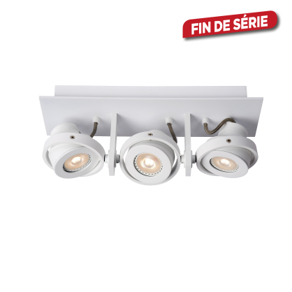 Spot LED Landa blanc dimmable GU10 3 x 5 W LUCIDE