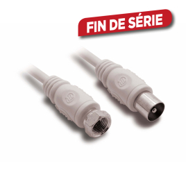 Prolongateur TV - SAT mâle - femelle 9,52 mm