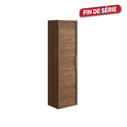 Colonne de salle de bain Sorento 42 cm chêne cognac ALLIBERT