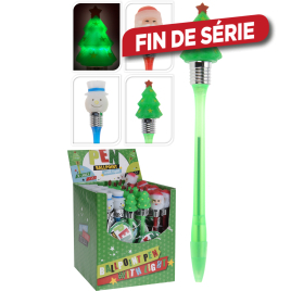 Stylo de Noël lumineux