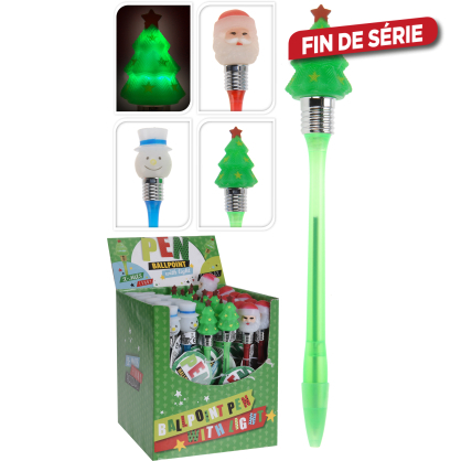 Stylo de Noël lumineux